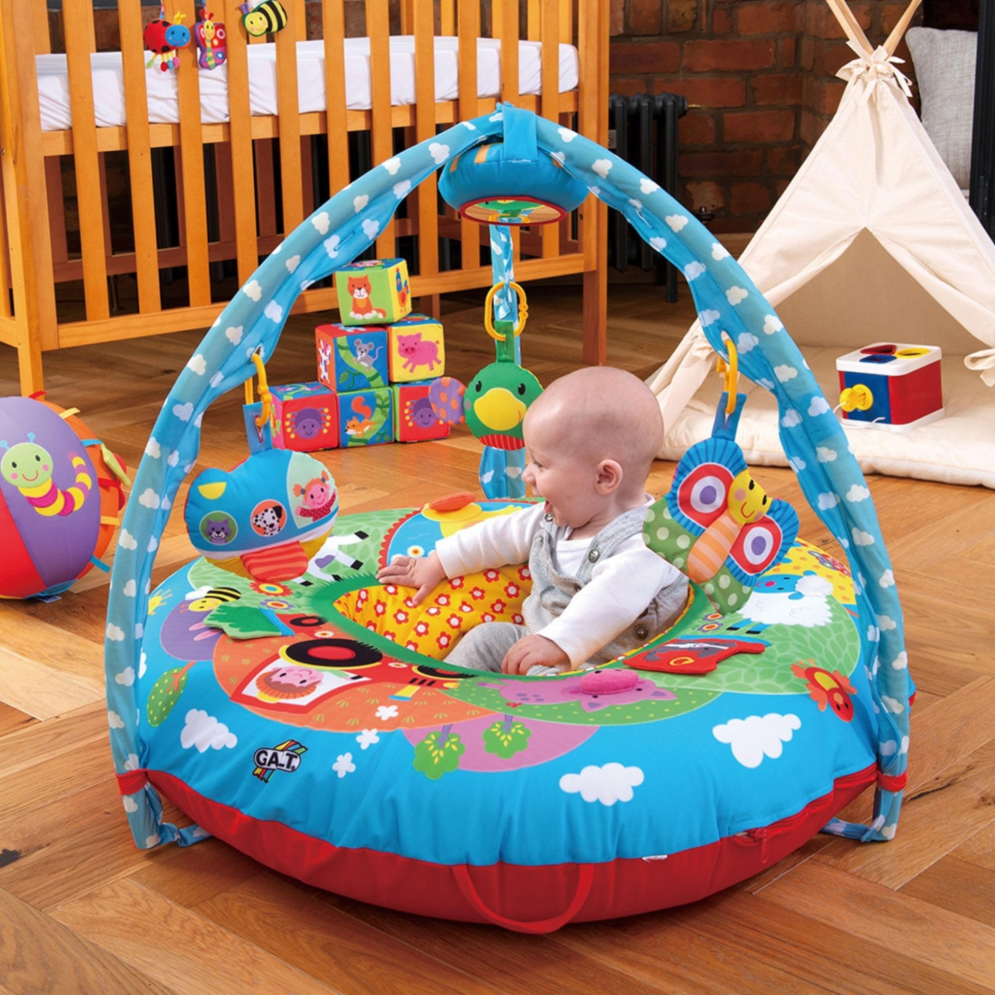 Galt Toys, Playnest & Gym - Farm, Baby Activity Center & Floor Seat - Image 5