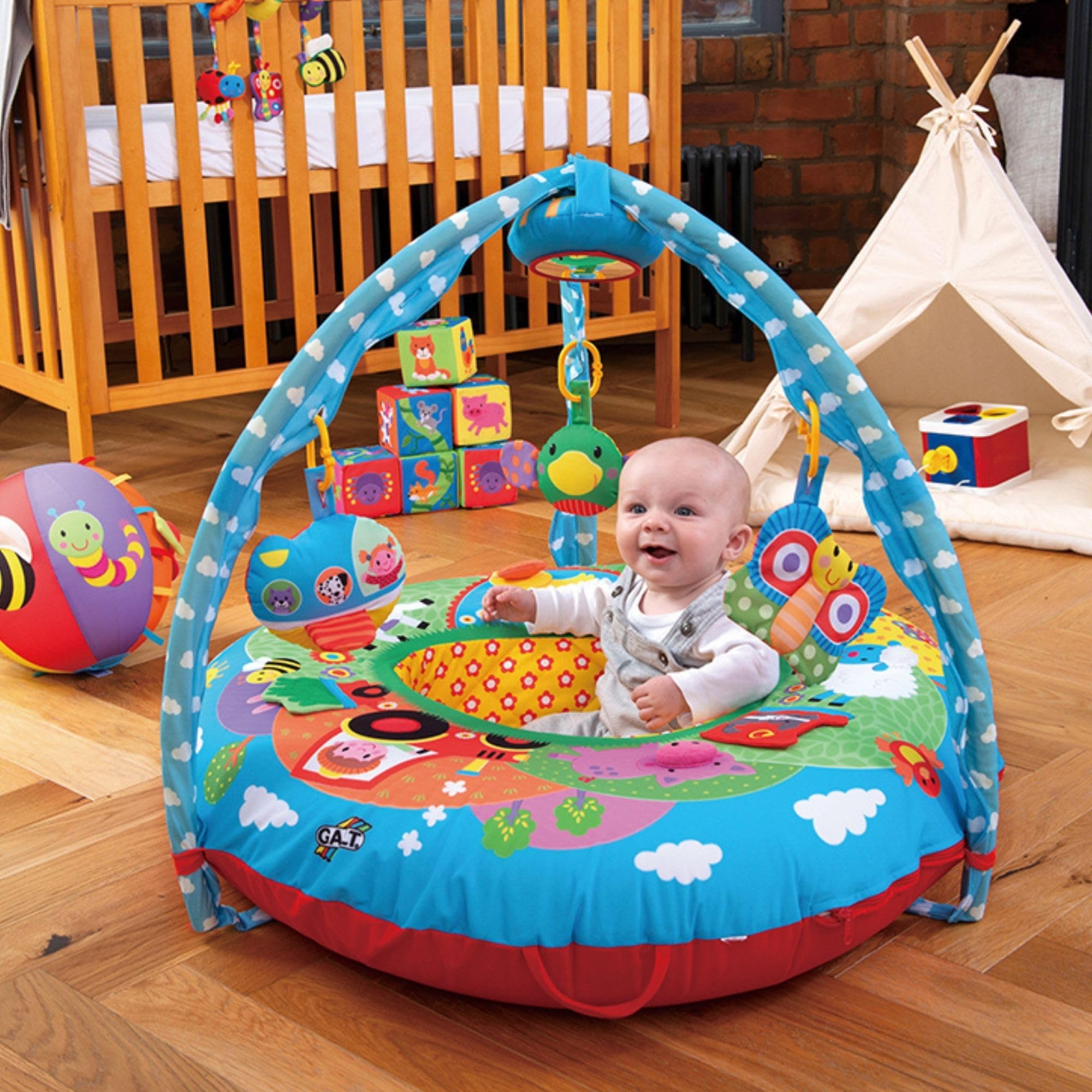 Galt Toys, Playnest & Gym - Farm, Baby Activity Center & Floor Seat - Image 6