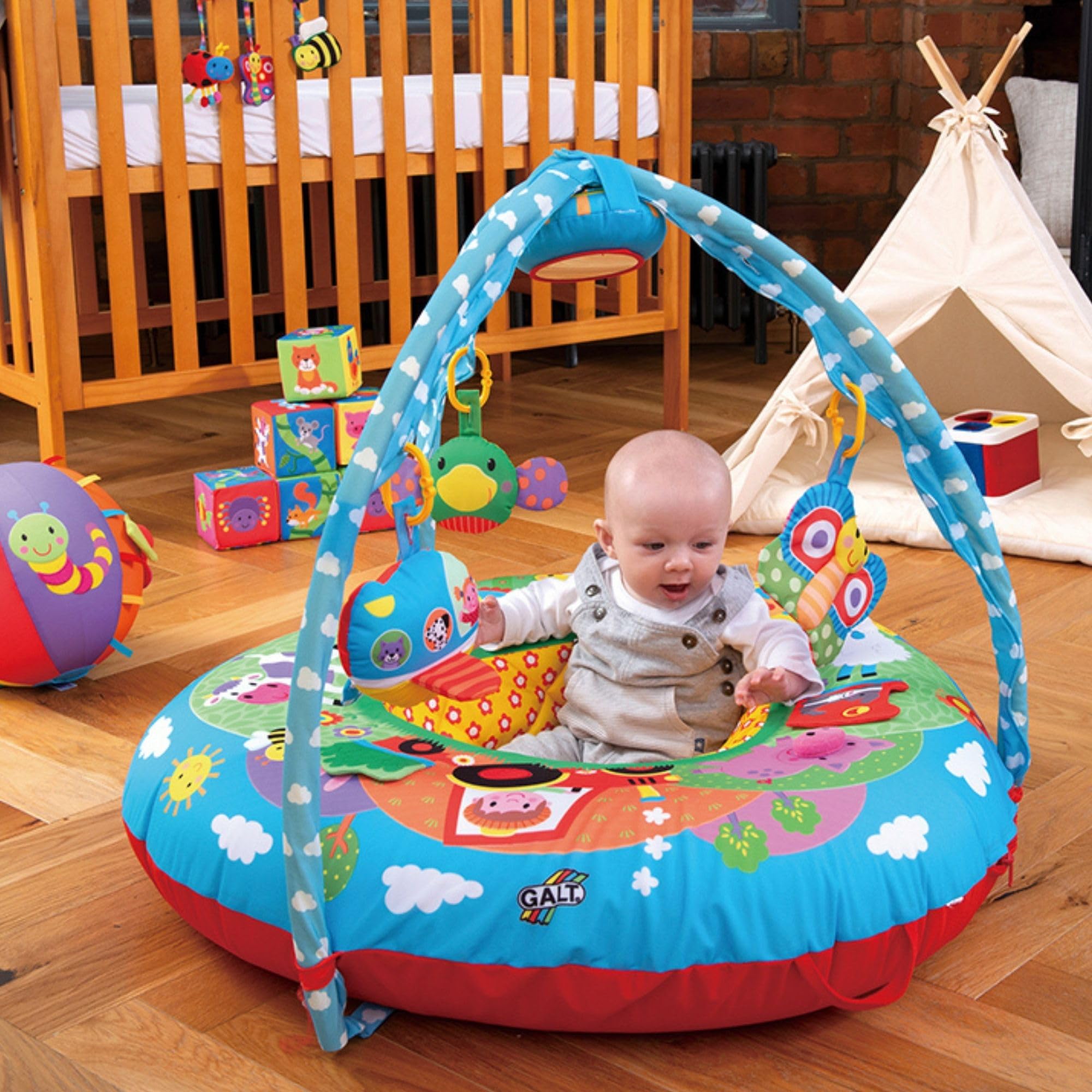 Galt Toys, Playnest & Gym - Farm, Baby Activity Center & Floor Seat - Image 7