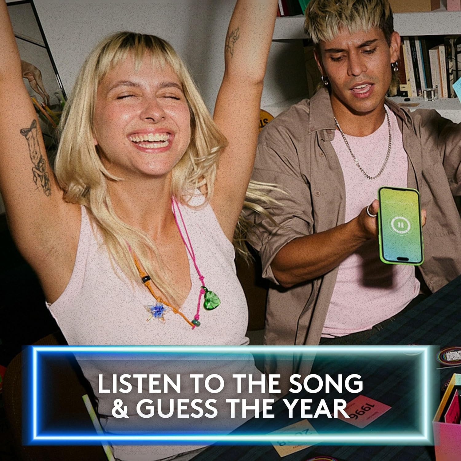 Jumbo Hitster - All American, Fun Music Quiz Card Game, 2-10 Players - 300 Best American Music Hits - Great for Adult and Family Game Nights (US Edition) - Image 5