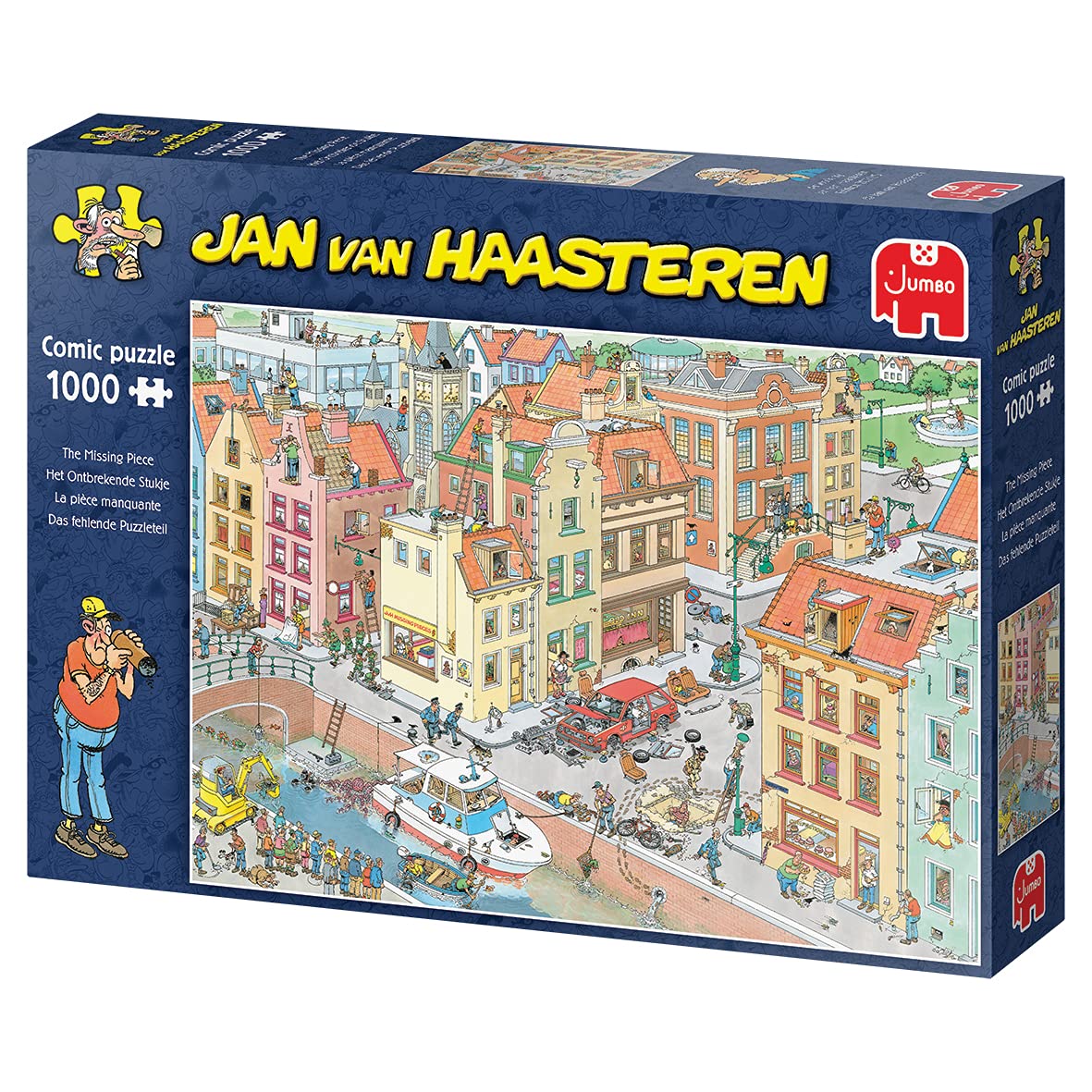 Jumbo, Jan Van Haasteren - 'The Missing Piece' Unique Comic Fun Designed Jigsaw Puzzle for Adults - 1,000 Piece - Image 5