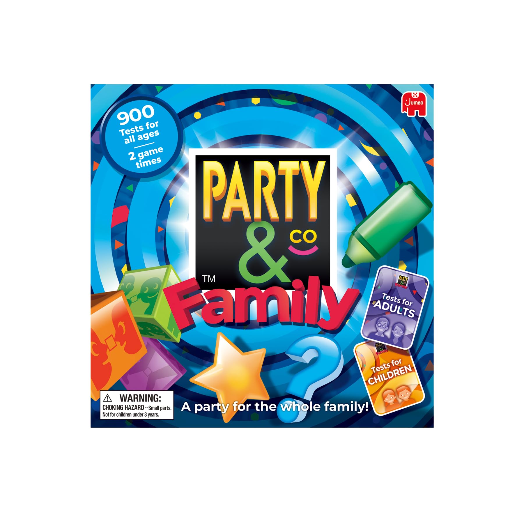Jumbo Party & Co. Family Board Game - Fun Multi-Challenge Game for 8+ Years, Multiplayer Family Entertainment. - Image 3