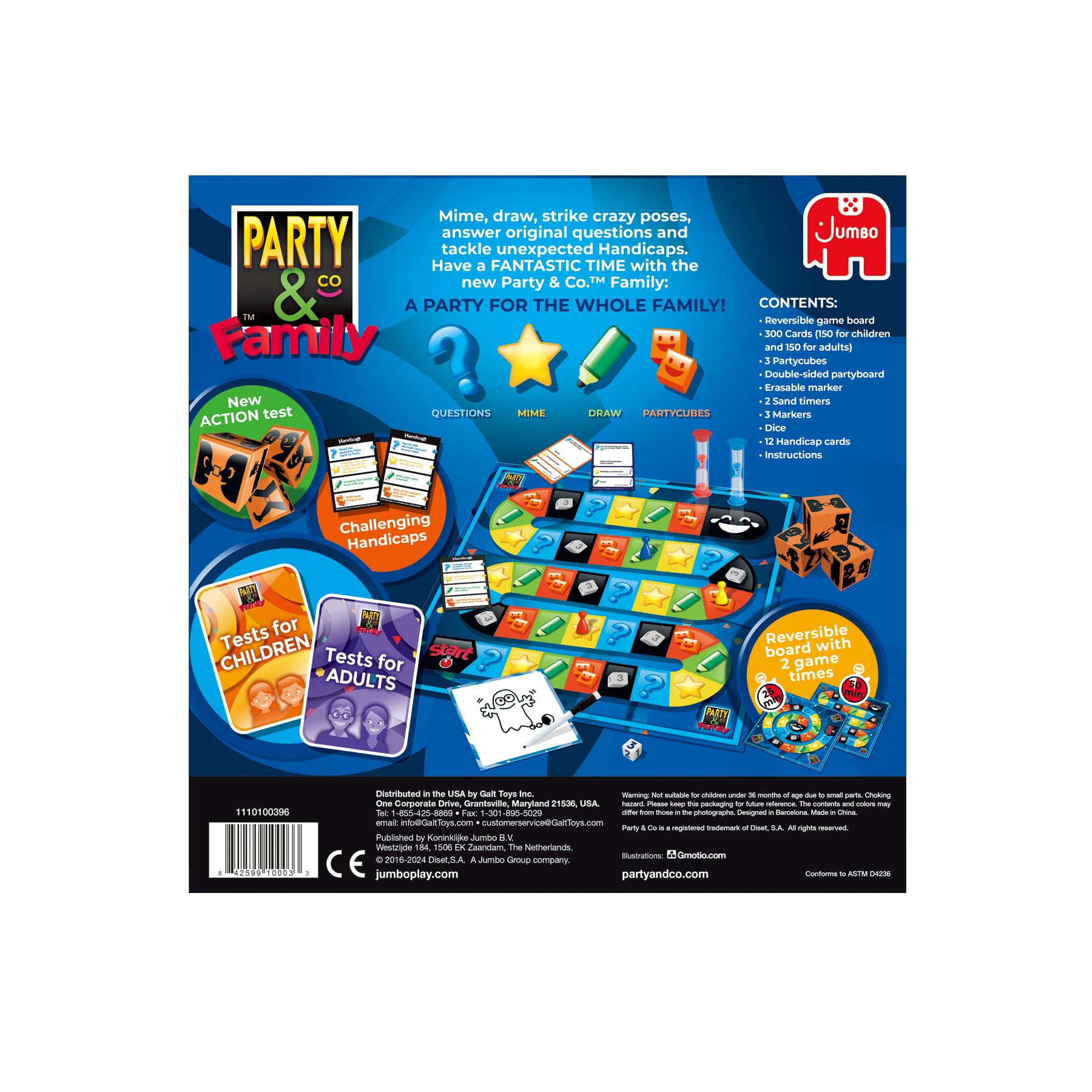 Jumbo Party & Co. Family Board Game - Fun Multi-Challenge Game for 8+ Years, Multiplayer Family Entertainment. - Image 4