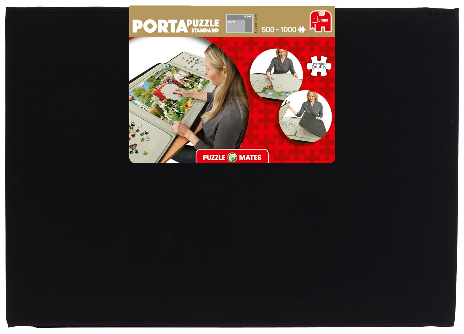 Jumbo, Puzzle Mates, Portapuzzle - Standard 1,000 Piece, Jigsaw Puzzle Accessories - Image 4