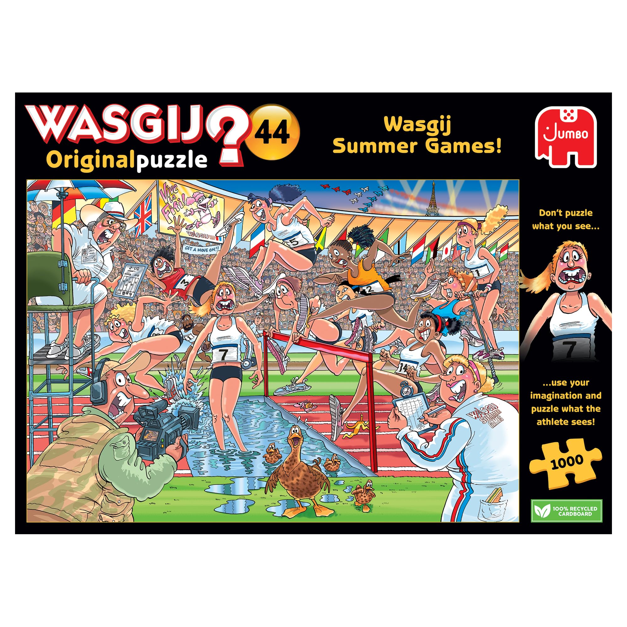 Jumbo Spiele GmbH JUM00333 Wasgij Original 44: Summer Games (1000 Pieces), 1110100333 - Image 3
