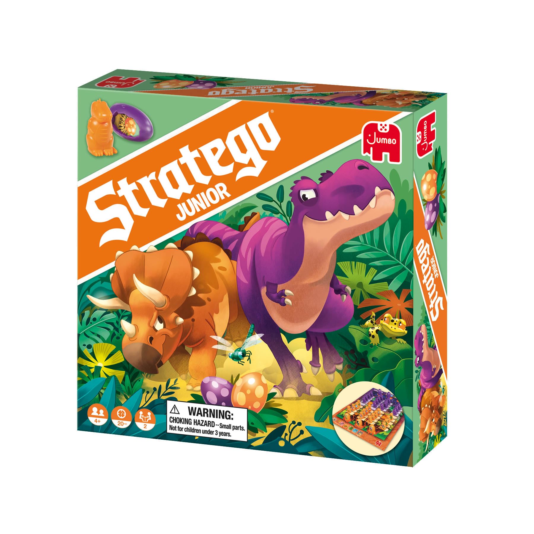 Jumbo, Stratego - Junior Dinos, Fun Junior Stratego Version, Strategy Board Game, 2 Players, Ages 4 Year Plus - Image 7