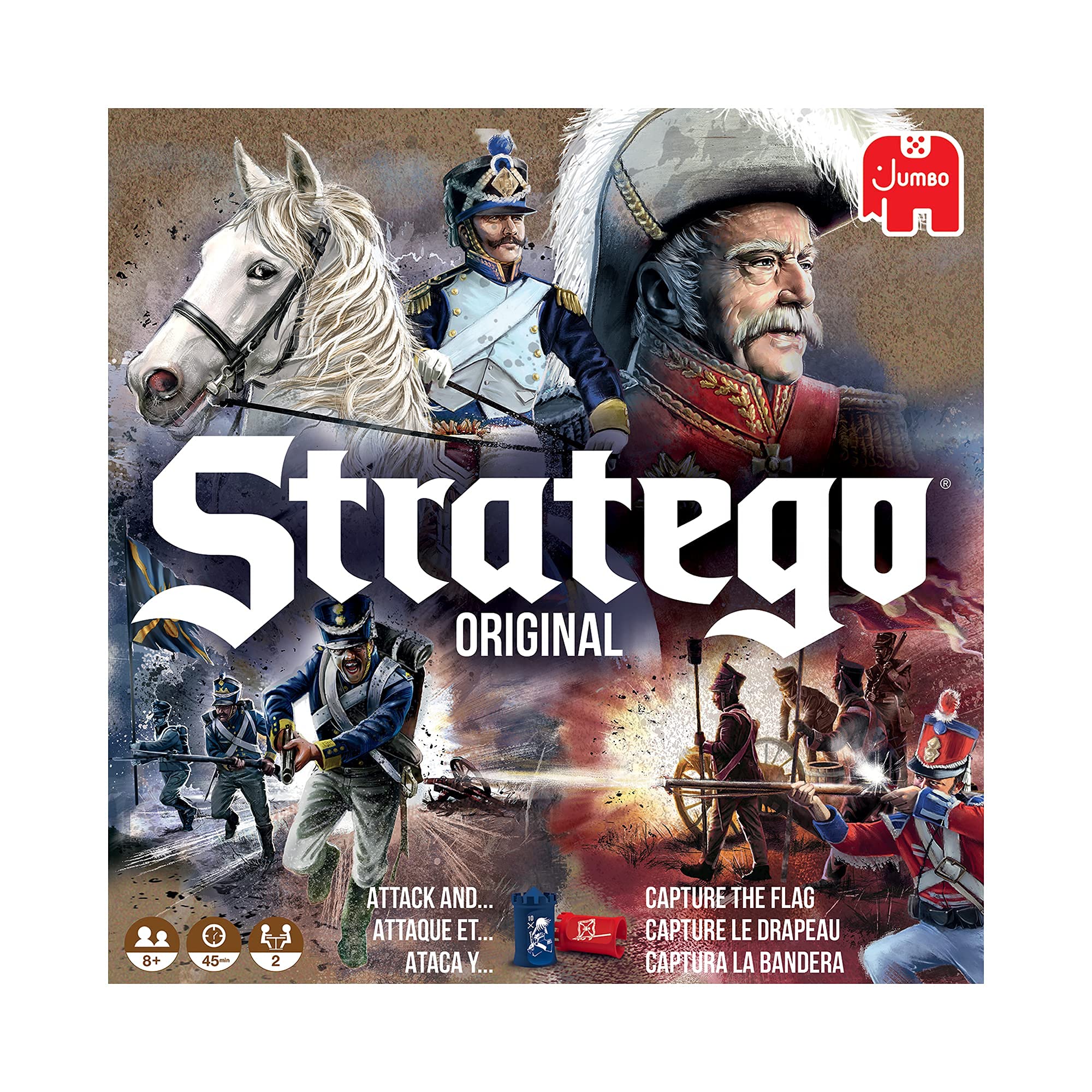 Jumbo, Stratego - Original, Strategy Board Game, 2 Players, Ages 8 Year Plus - Image 4