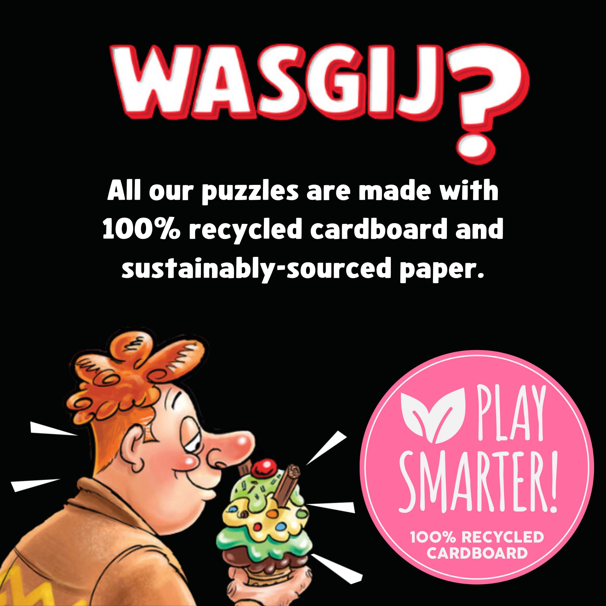 Jumbo Wasgij Destiny 27, Café to Latte! 1000 Piece Jigsaw Puzzle for Adults - Colourful, Challenging & Brainteasing Adult Puzzles - Puzzle the Future - 100% Recycled Cardboard Jigsaws - 1000pcs - Image 6