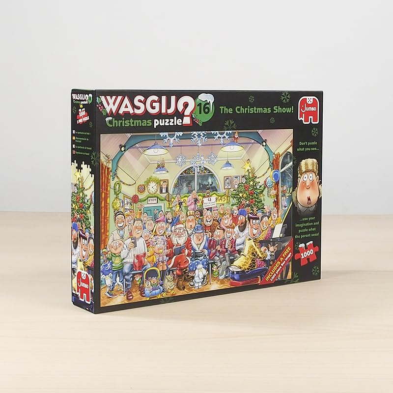 Jumbo, Wasgij, Retro Original 16 - The Christmas Show, Unique Collectable Jigsaw Puzzles for Adults, 1,000 Piece - Image 6