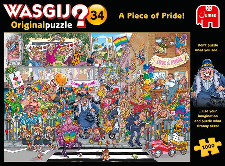 Jumbo, Wasgij, Retro Original 34 - A Piece of Pride, Unique Collectable Jigsaw Puzzles for Adults, 1,000 Piece - Image 5