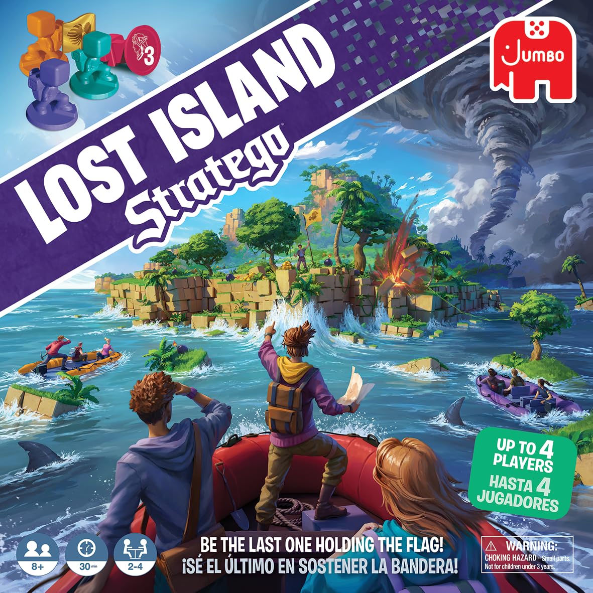 Stratego Lost Island, Fun Multiplayer Family Strategy Game, 2-4 Players, Aged 8 Years Plus - Image 3