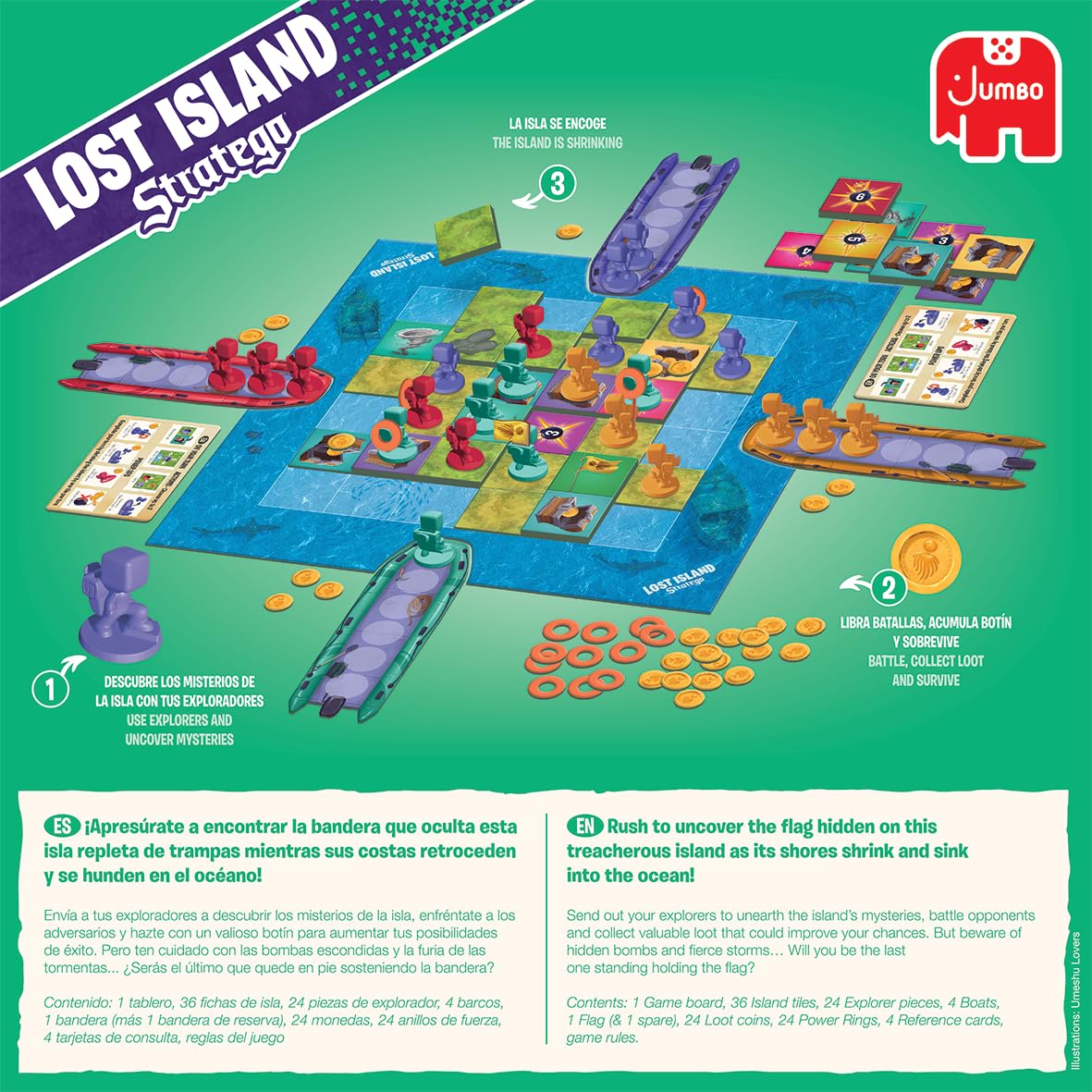 Stratego Lost Island, Fun Multiplayer Family Strategy Game, 2-4 Players, Aged 8 Years Plus - Image 4
