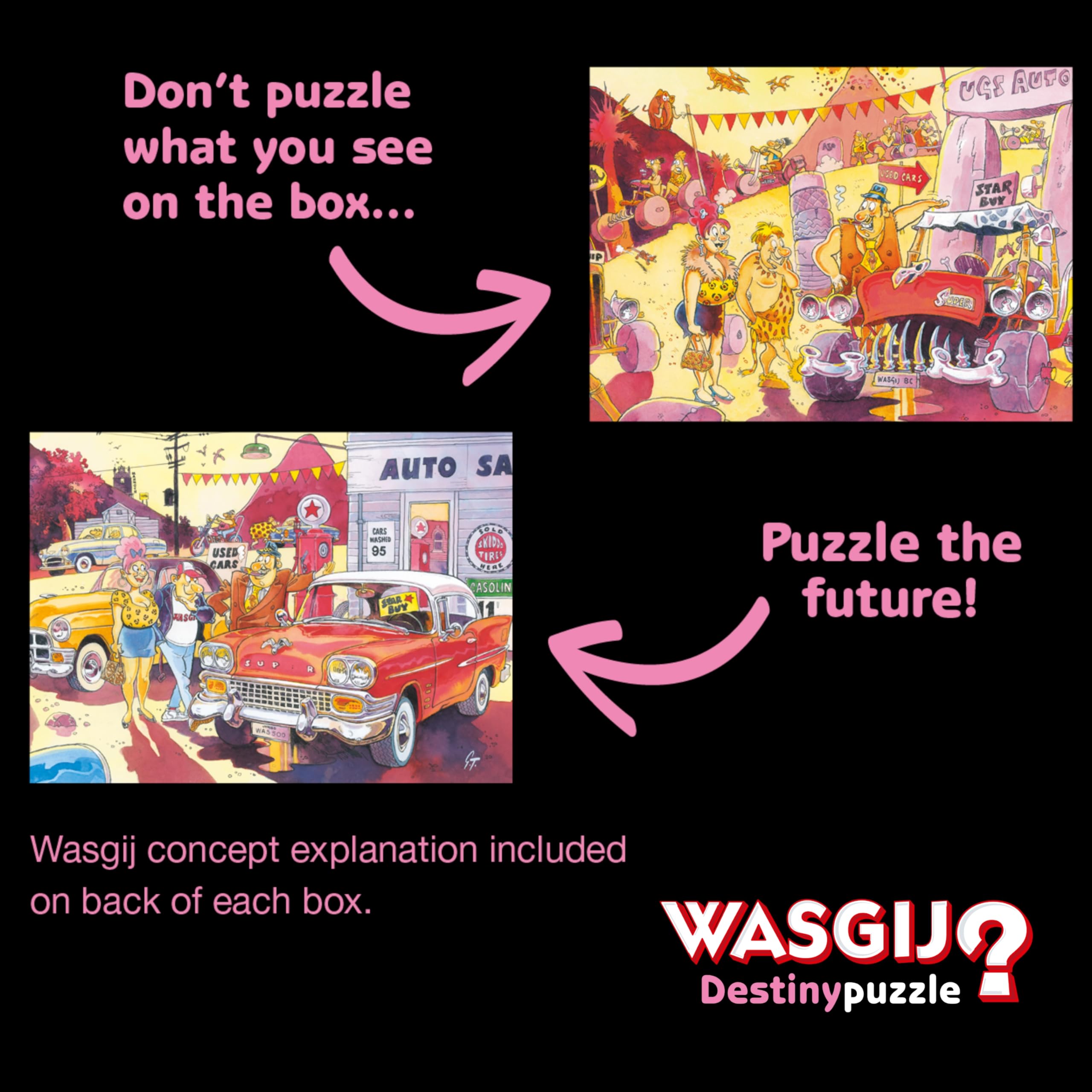Wasgij Destiny 27, Café to Latte! 1000 Piece Jigsaw Puzzles for Adults - Colourful, Challenging & Brainteasing Adults Jigsaw Puzzle - Puzzle The Future - 100% Recycled Cardboard - 1000pcs - Jumbo - Image 6