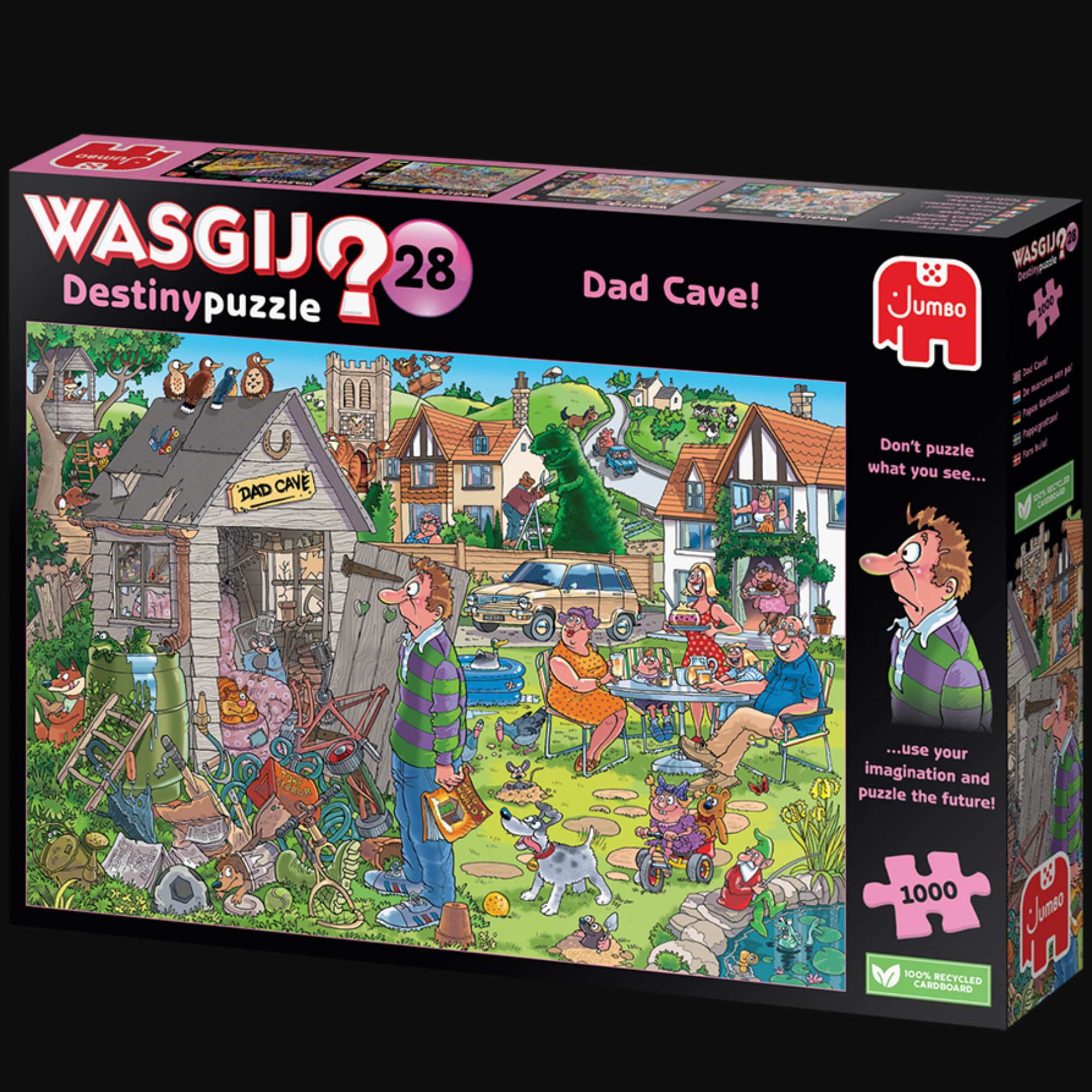 Wasgij, Destiny 28 - Dad Cave!, Unique Collectable Jigsaw Puzzle for Adults, 1,000 Piece - Image 9