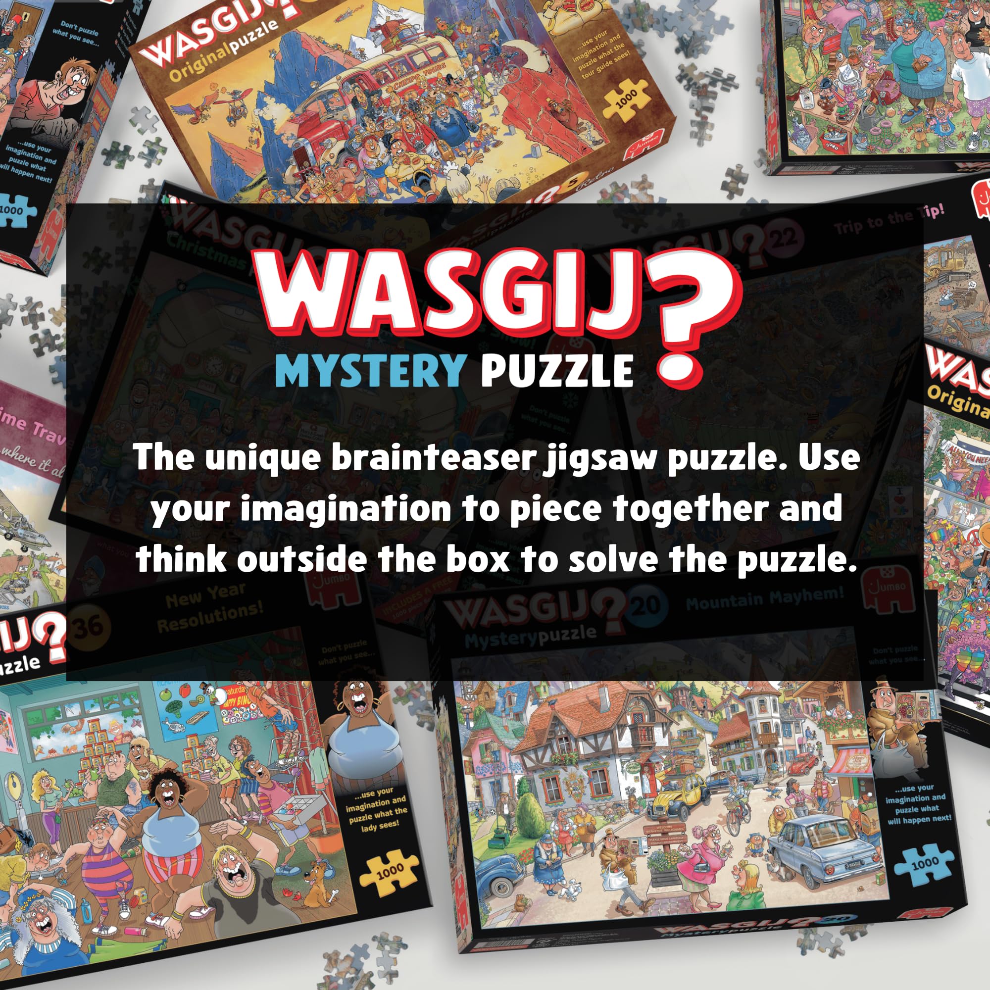 Wasgij Mystery 23 - Pooch Parlour! - Adult Puzzle - Funny - 100% Recycled Cardboard - 1000 Pieces - Jumbo - Image 6