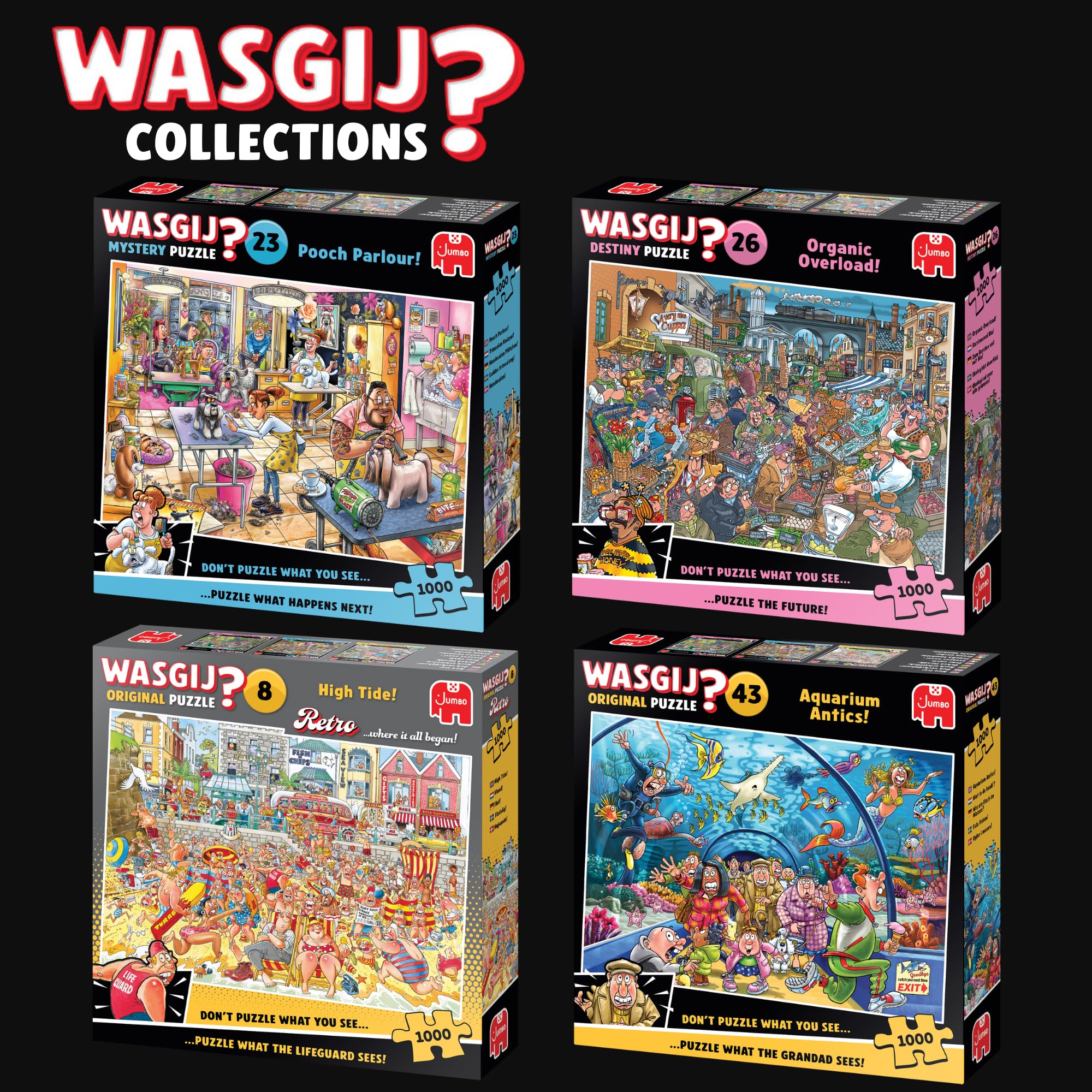 Wasgij Mystery 23 - Pooch Parlour! - Adult Puzzle - Funny - 100% Recycled Cardboard - 1000 Pieces - Jumbo - Image 8