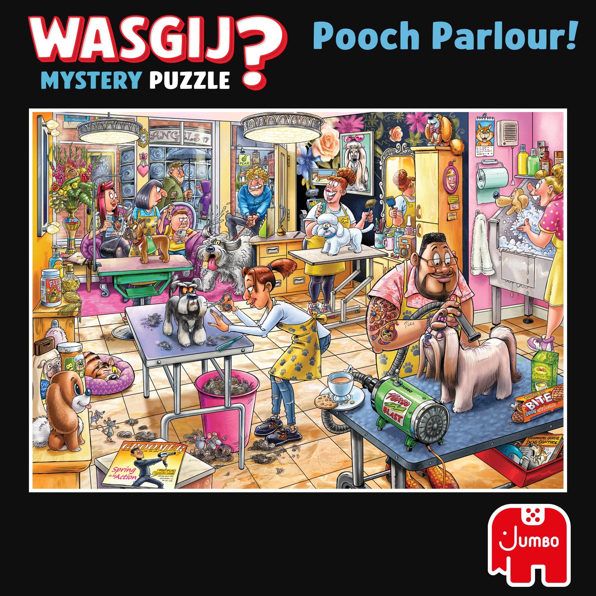 Wasgij Mystery 23 - Pooch Parlour! - Adult Puzzle - Funny - 100% Recycled Cardboard - 1000 Pieces - Jumbo - Image 9