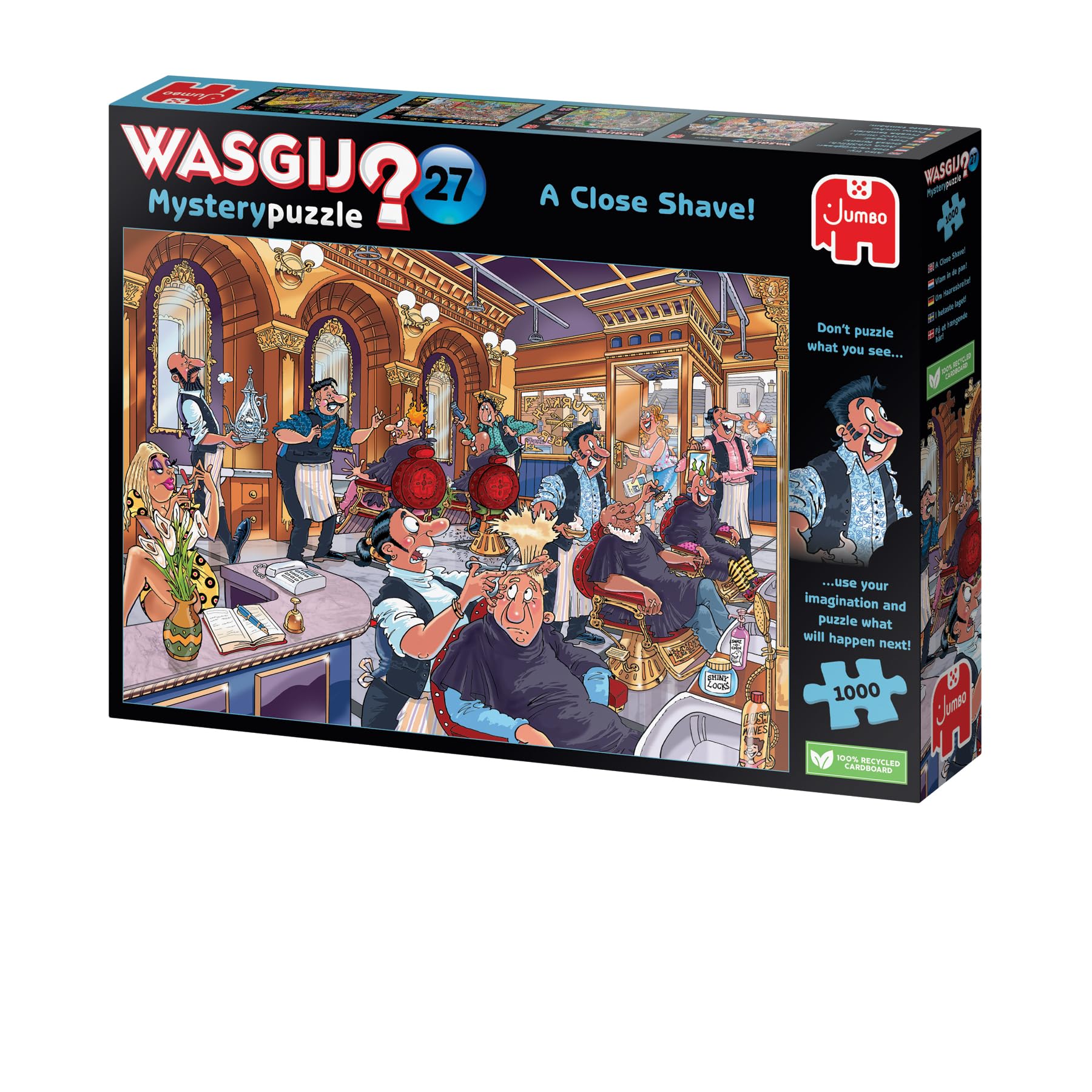 Wasgij, Mystery 27 - A Close Shave!, Unique Collectable Jigsaw Puzzle for Adults, 1,000 Piece - Image 4