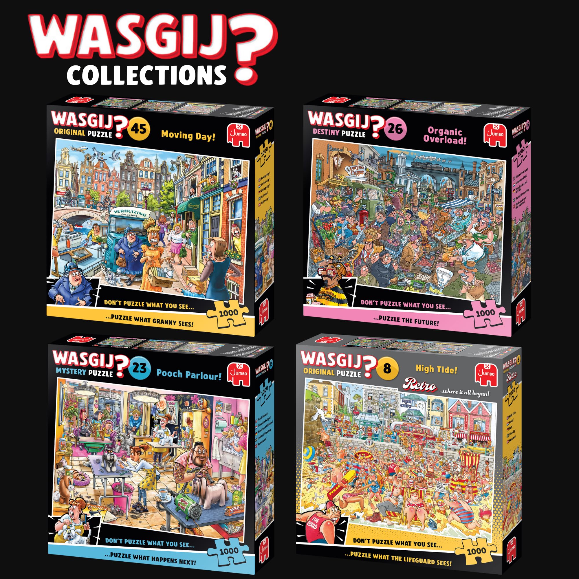 Wasgij Original 45, Moving Day - Unique 1000 Piece Jigsaw Puzzles for Adults - Colourful, Challenging & Brainteasing 1000 Pcs Adults Jigsaw Puzzle - 100% Recycled Cardboard 1000 Pc Puzzles - Jumbo - Image 7