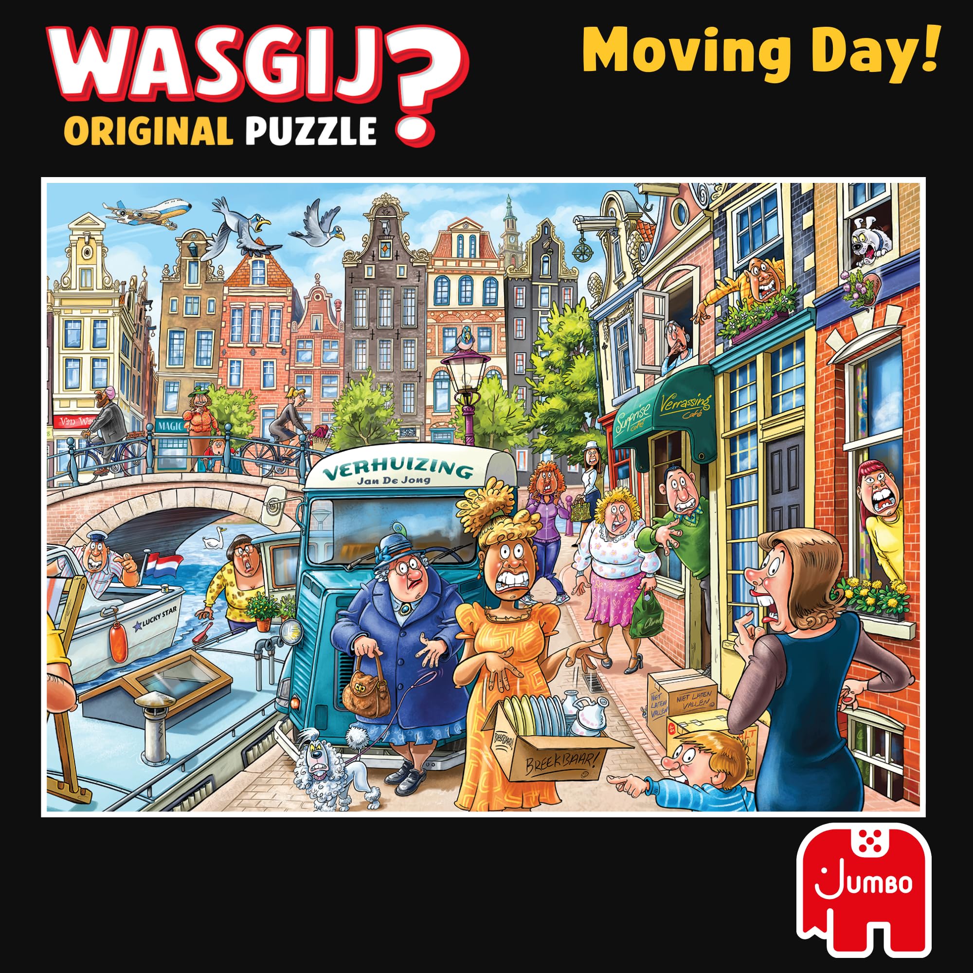 Wasgij Original 45, Moving Day - Unique 1000 Piece Jigsaw Puzzles for Adults - Colourful, Challenging & Brainteasing 1000 Pcs Adults Jigsaw Puzzle - 100% Recycled Cardboard 1000 Pc Puzzles - Jumbo - Image 8