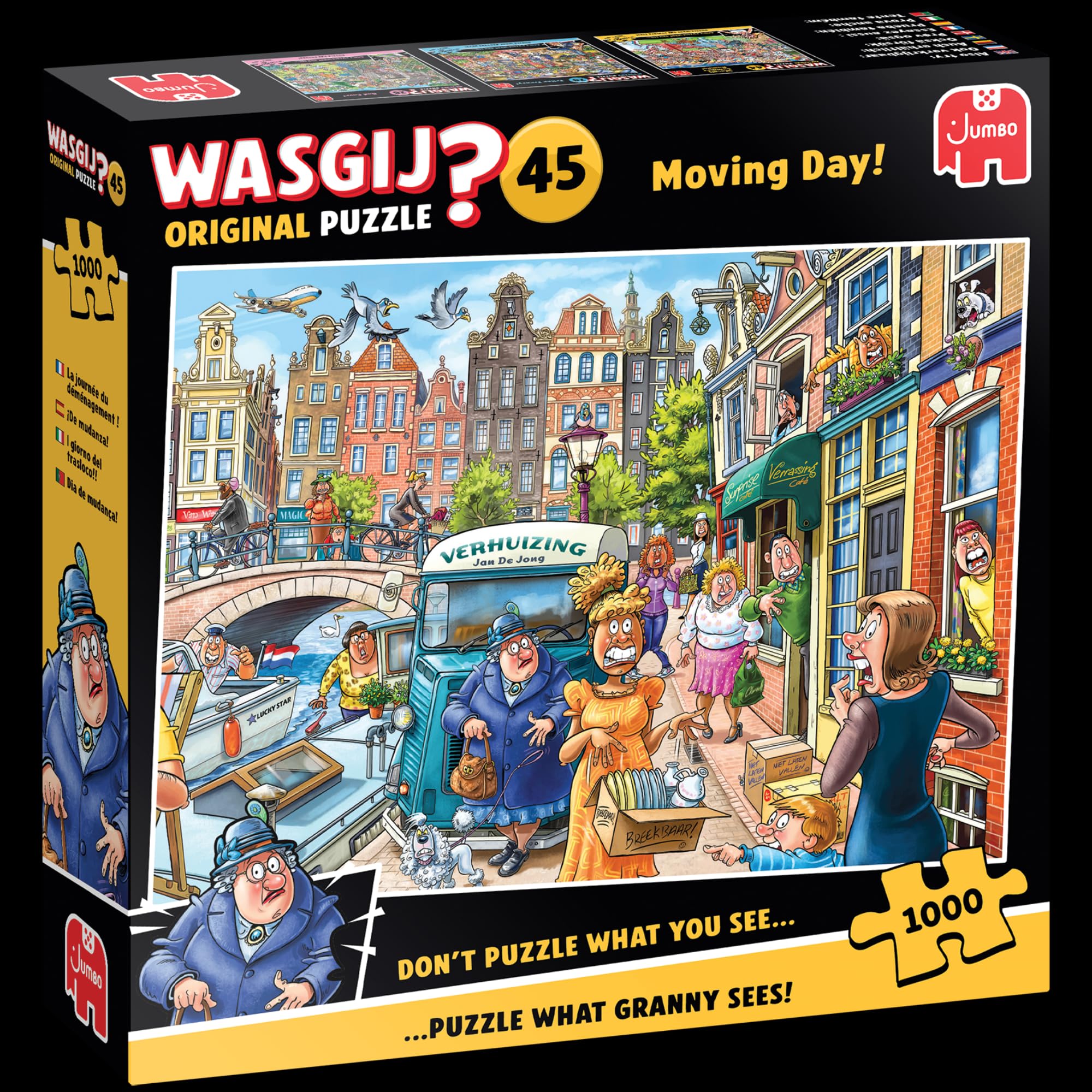 Wasgij Original 45, Moving Day - Unique 1000 Piece Jigsaw Puzzles for Adults - Colourful, Challenging & Brainteasing 1000 Pcs Adults Jigsaw Puzzle - 100% Recycled Cardboard 1000 Pc Puzzles - Jumbo - Image 9